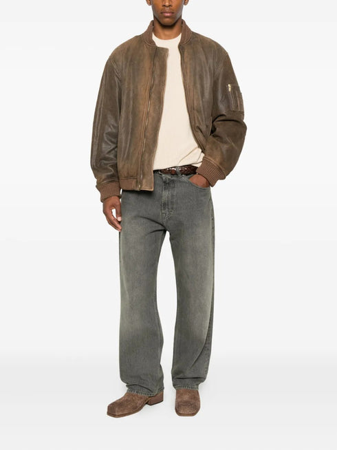 GOLDEN GOOSE LEATHER JACKET